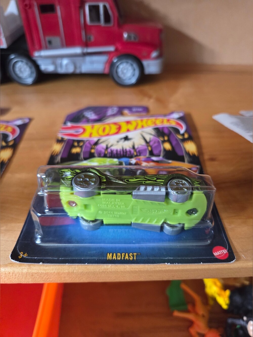 ERROR NEW Hot Wheels 2024 HW Halloween 5/5 Green Street Shaker Car Madfast 1/5 - Picture 4 of 16